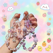 Dreamy Lemon Sparkle Keychain & Phone Charm