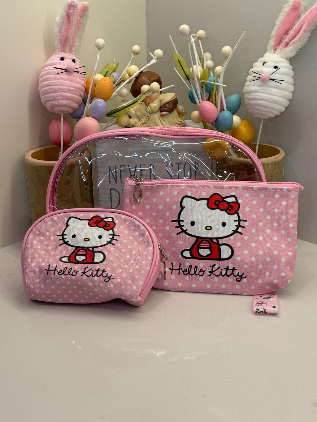 ✨ Dreamy Makeup Bag Set! 💕☁️