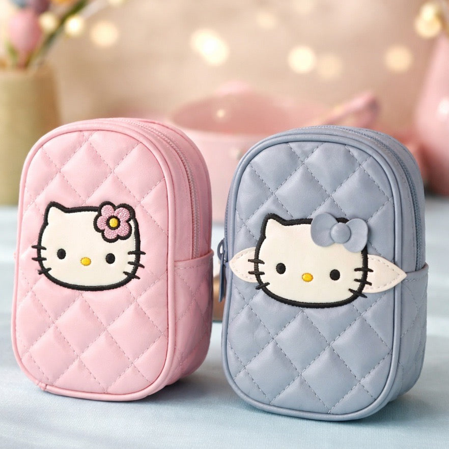 Soft pink and light blue purse / small bag 💗