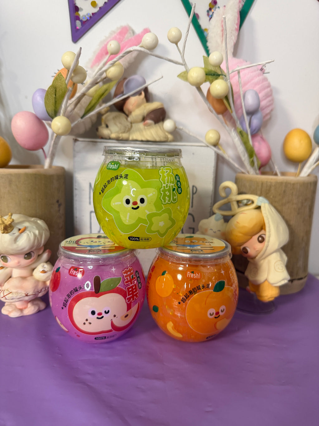 🍎✨ Dreamy Fruit Slimes! ✨🍑