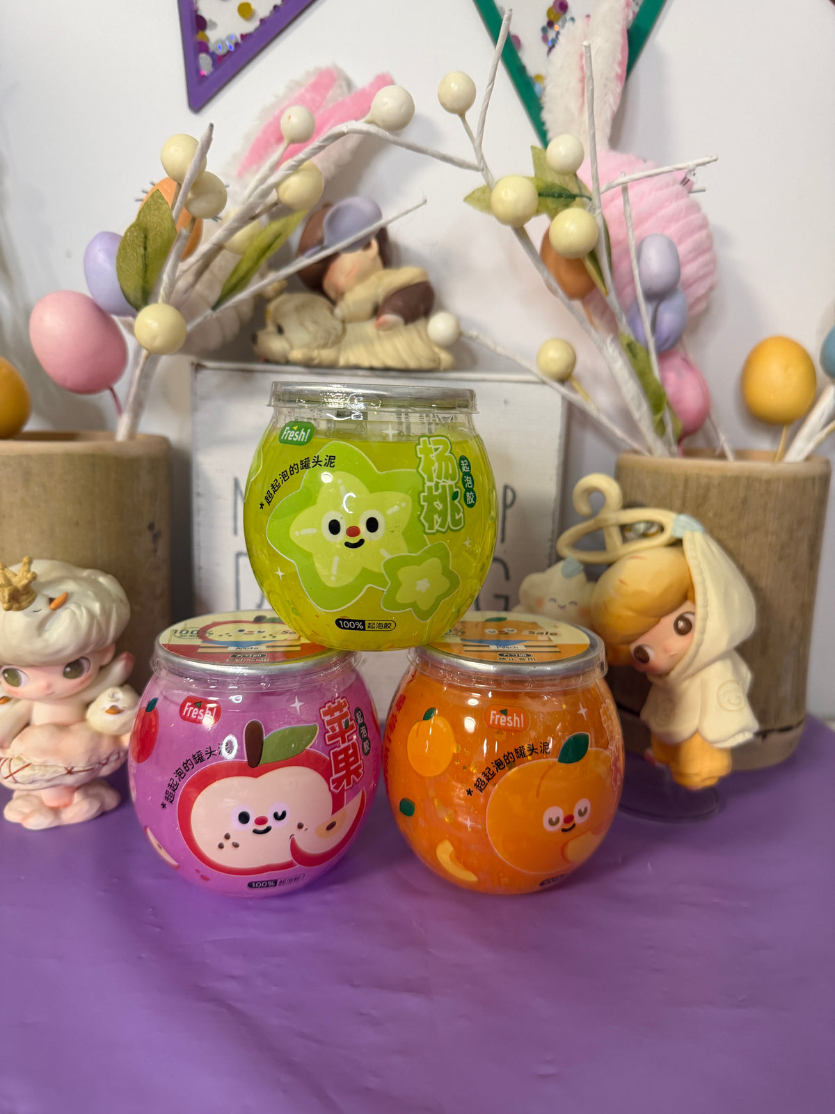 🍎✨ Dreamy Fruit Slimes! ✨🍑